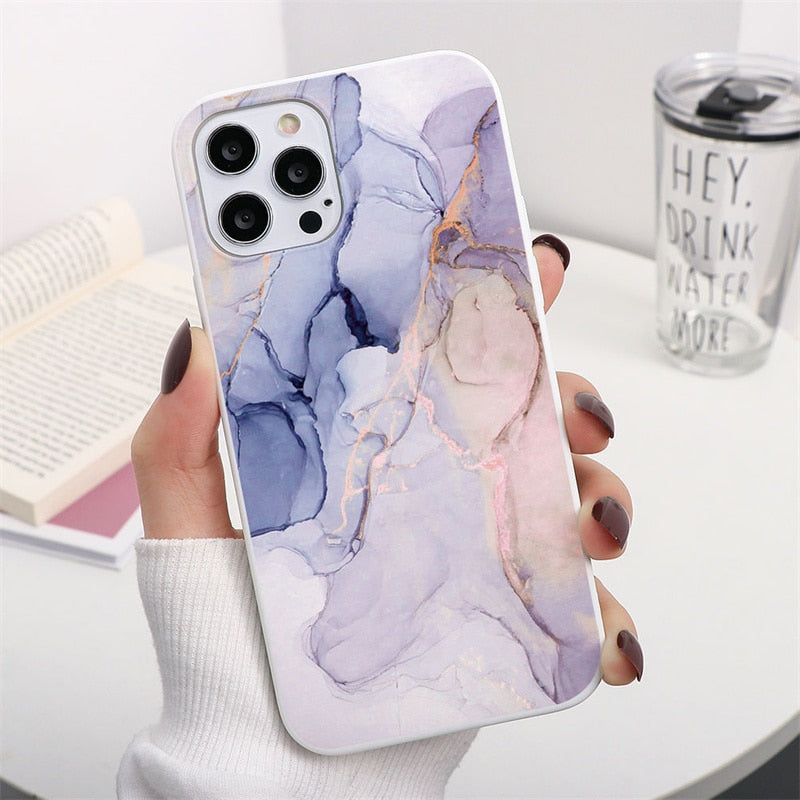 iPhone 14 Pro Max Marmor-Design Case