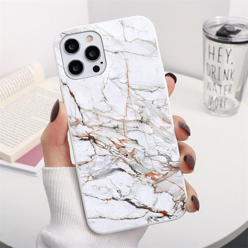 iPhone 14 Pro Max Marmor-Design Case