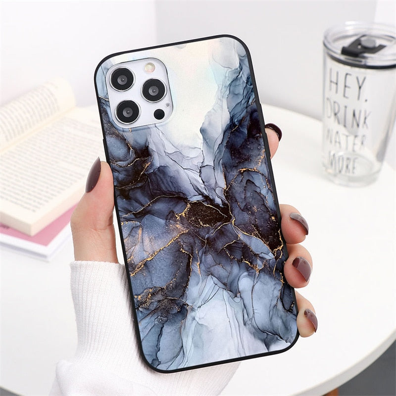 iPhone 14 Pro Max Marmor-Design Case