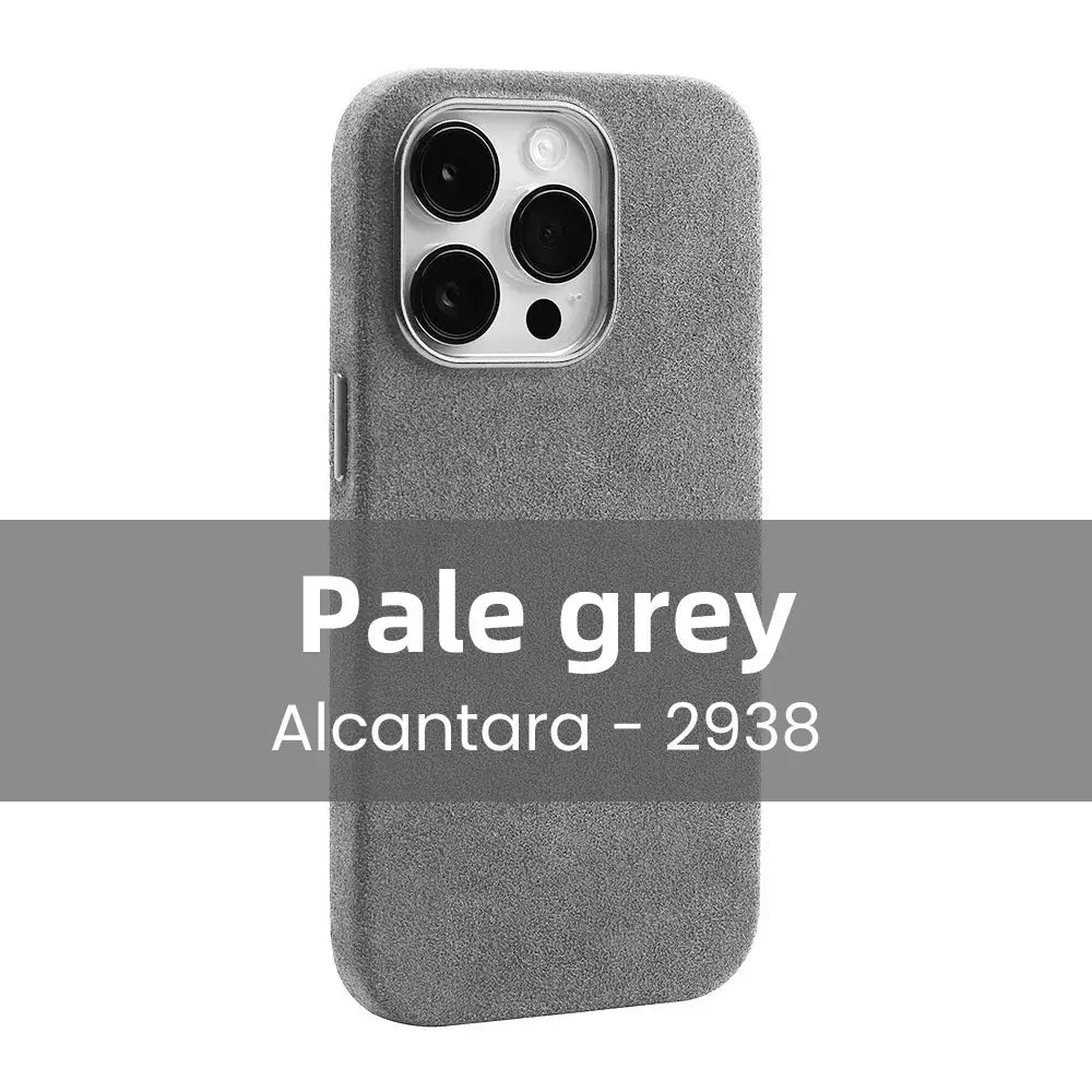 iPhone 15 Plus magnetische Alcantara Schutzhülle