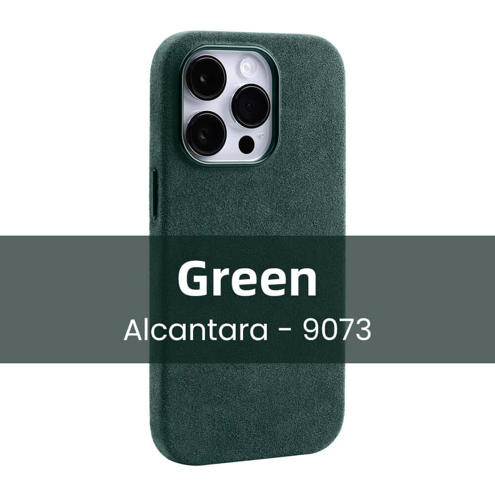 iPhone 15 Plus magnetische Alcantara Schutzhülle
