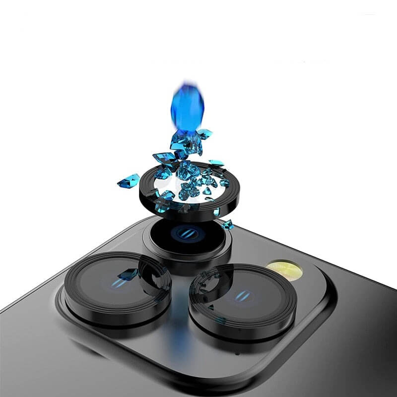 iPhone 15 Pro Max Kamera Objektiv Schutz Glas Diamondstyle