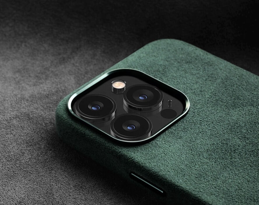 iPhone 15 Plus magnetische Alcantara Schutzhülle