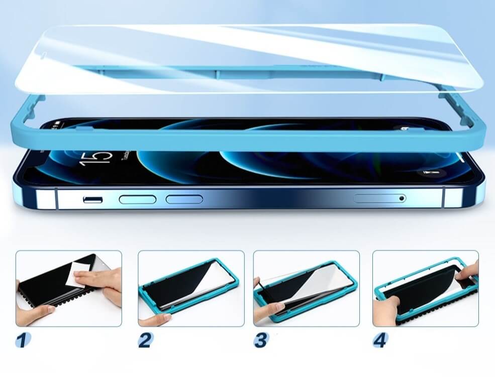 iPhone 15 Plus Screen Protector 2er Set inkl. Tool