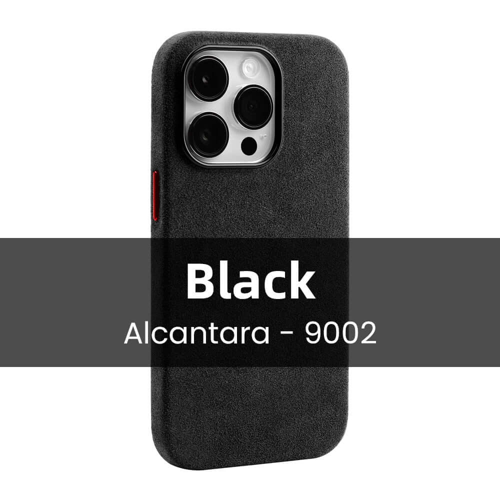 iPhone 15 Plus magnetische Alcantara Schutzhülle
