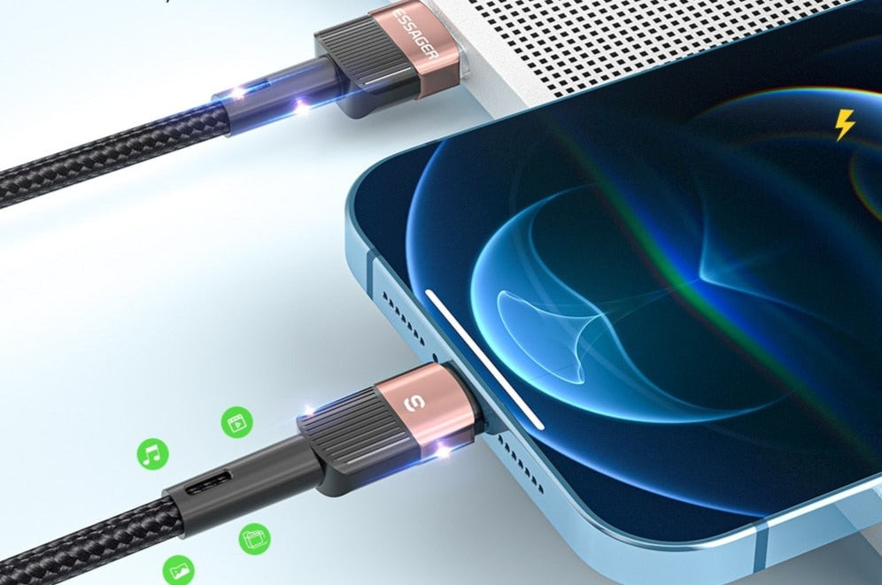 Lighting auf USB Ladekabel