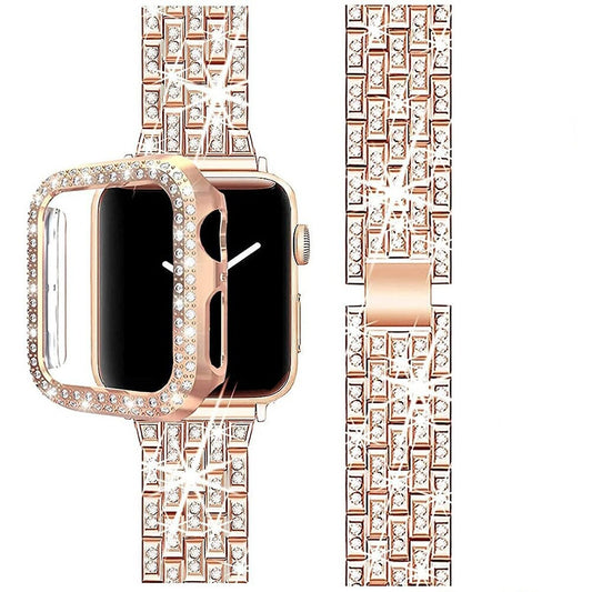 Apple Watch Diamantglitzer-Armband, Schutzhülle & GRATIS Pin-Kit Set