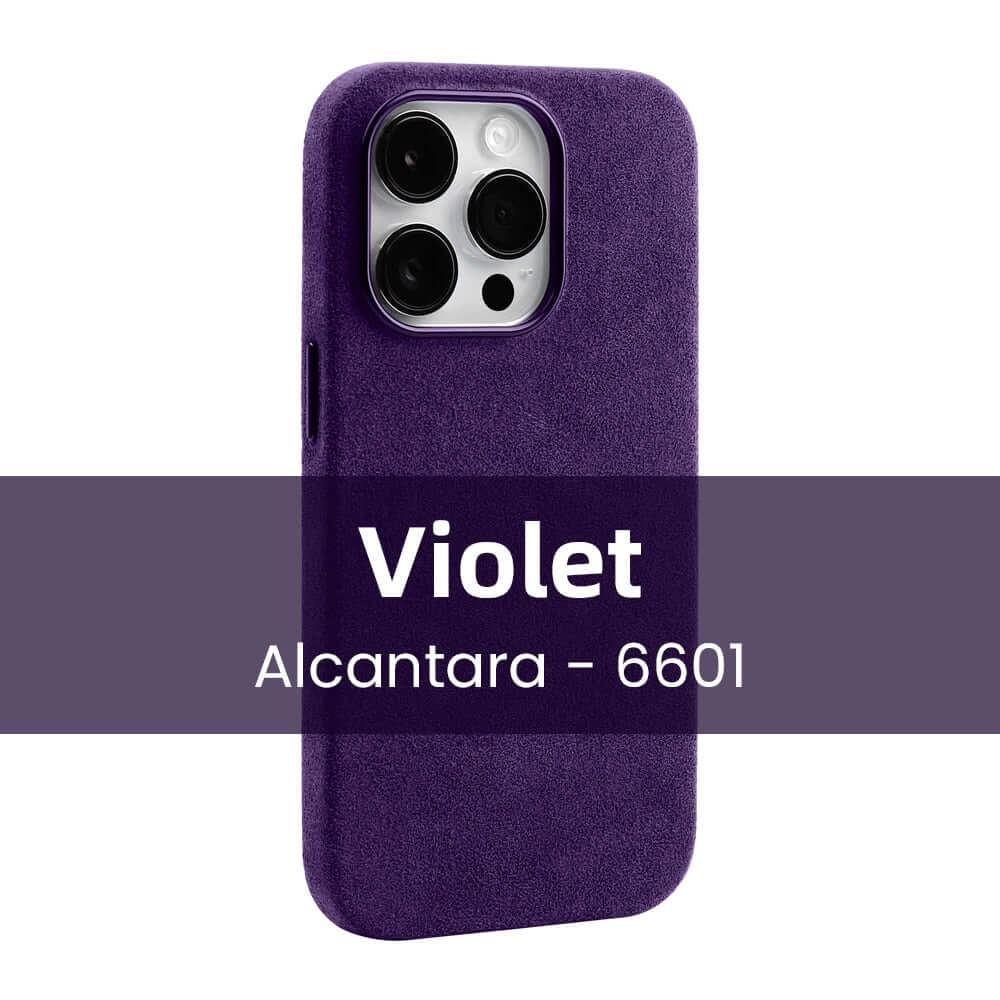 iPhone 15 Plus magnetische Alcantara Schutzhülle