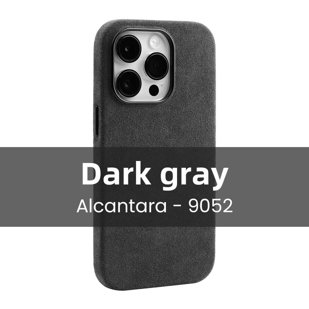 iPhone 15 Plus magnetische Alcantara Schutzhülle