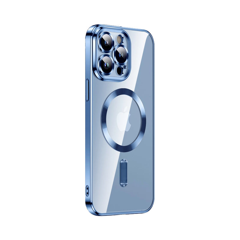 iPhone 14 Pro Max Transparente Case mit farbigen Akzenten & MagSafe