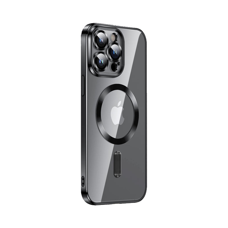 iPhone 14 Plus Transparente Case mit farbigen Akzenten & MagSafe