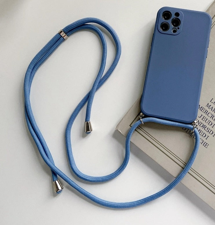 iPhone 14 Pro Crossbody Handykette mit Schutzhülle