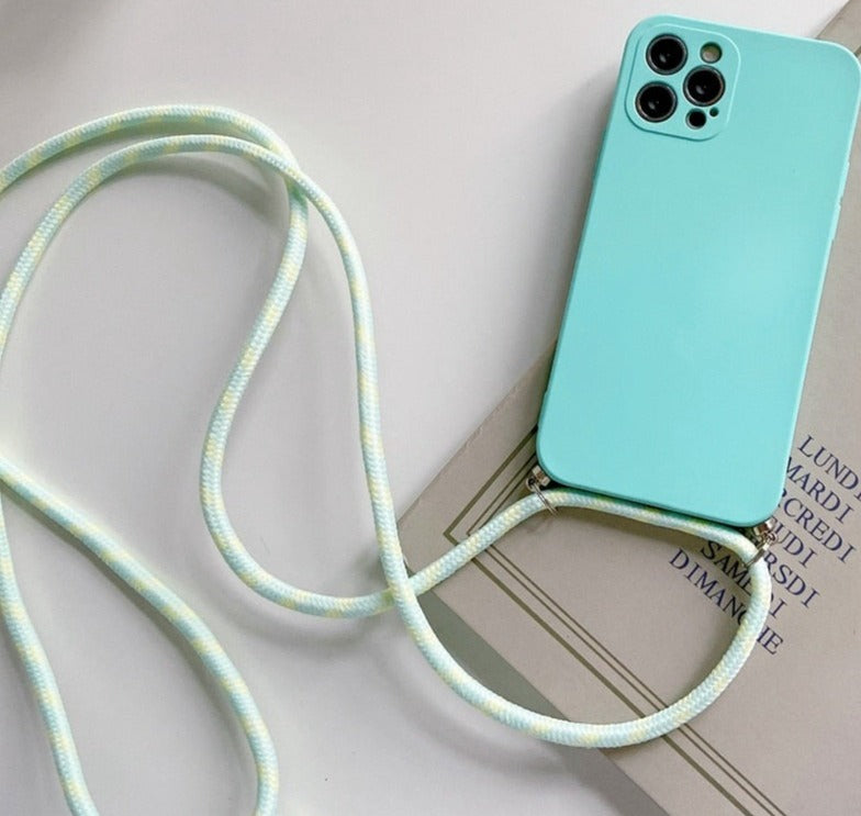 iPhone 14 Pro Crossbody Handykette mit Schutzhülle