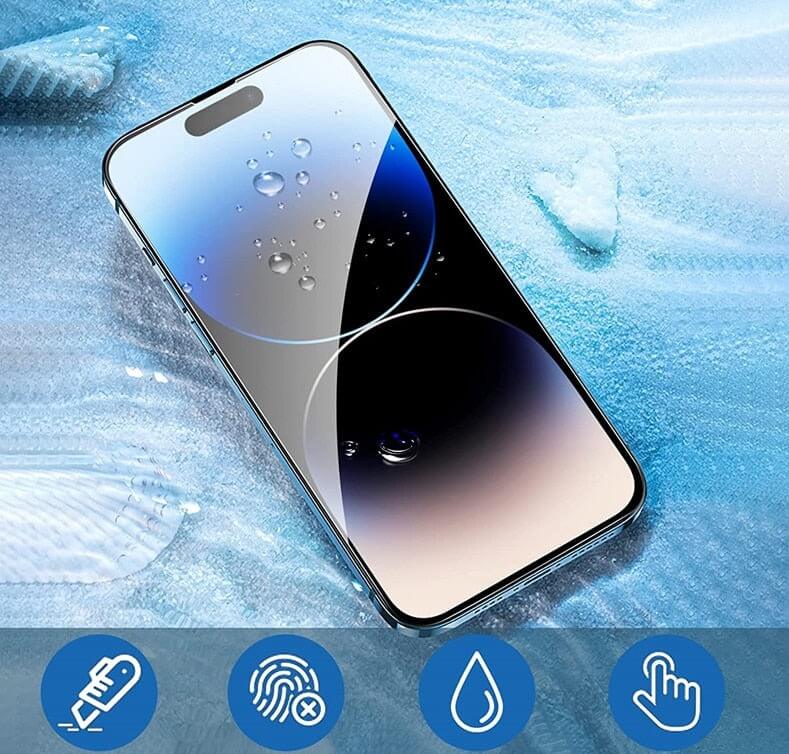 5er Set iPhone 15 gehärtetes Glas Displayschutz