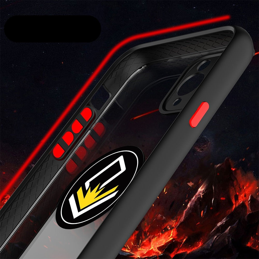 iPhone 14 Pro Max Schutzhülle mit farblichen Akzenten und magnetischen Ringhalter