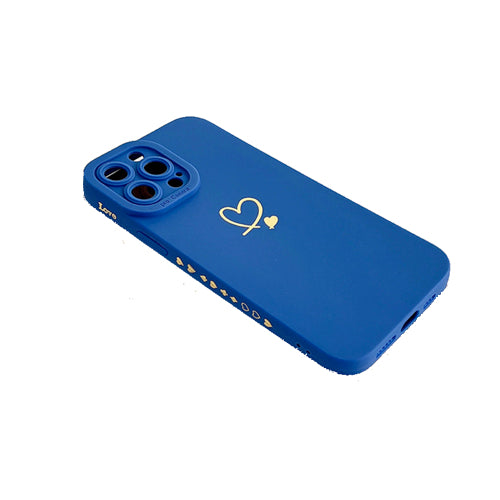 iPhone X/XS Silikon Case mit niedlichem Herz