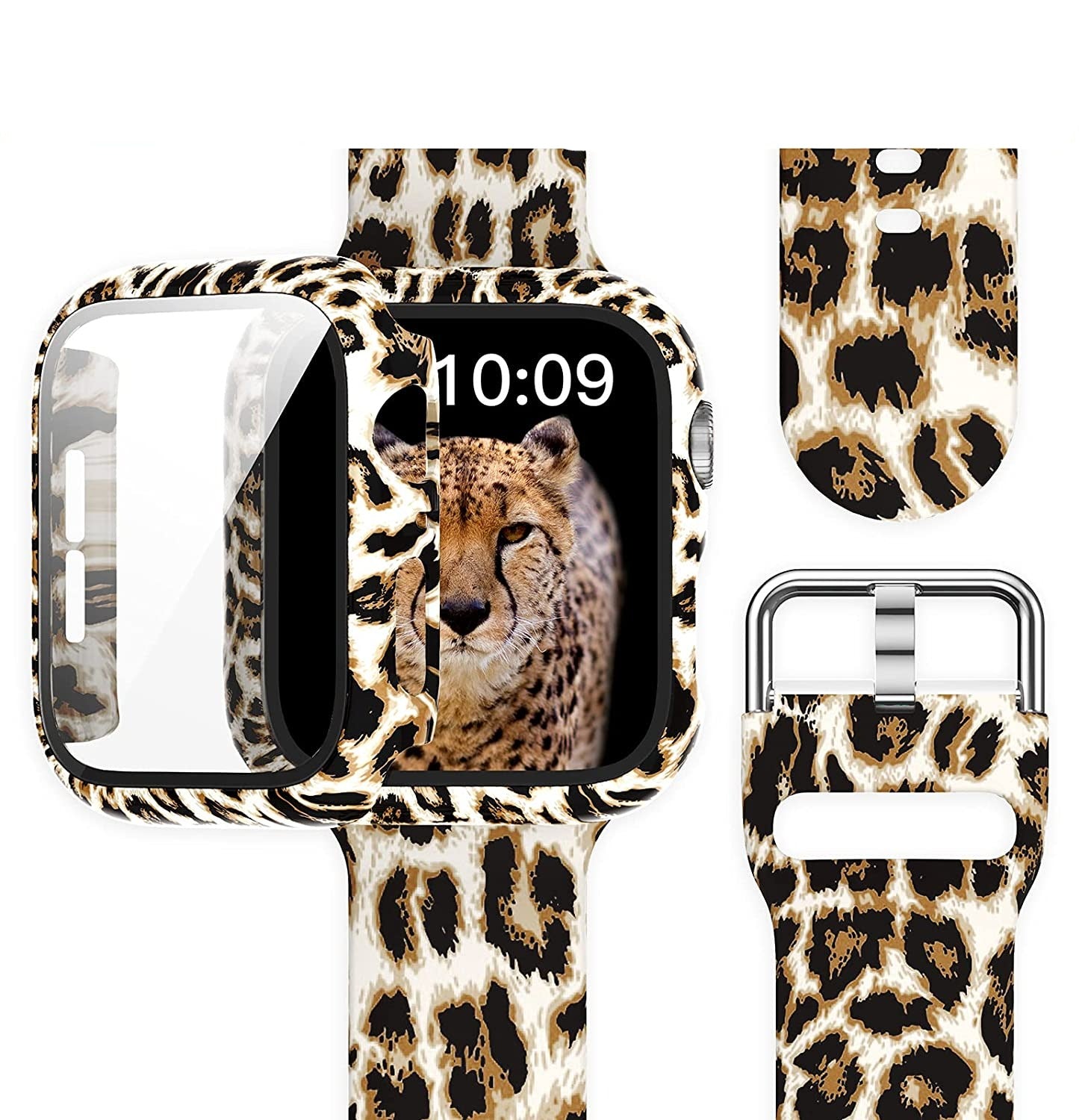 Apple Watch Silikon Armband + Displayschutz
