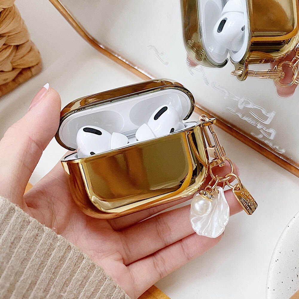 AirPods Case in galvanisiertem Gold