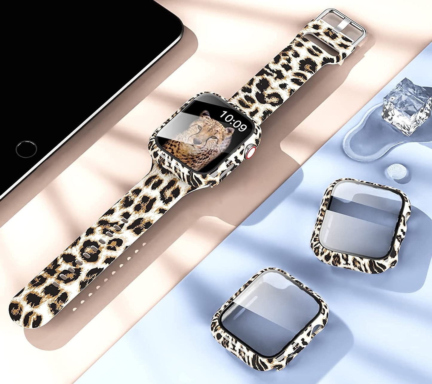 Apple Watch Silikon Armband + Displayschutz