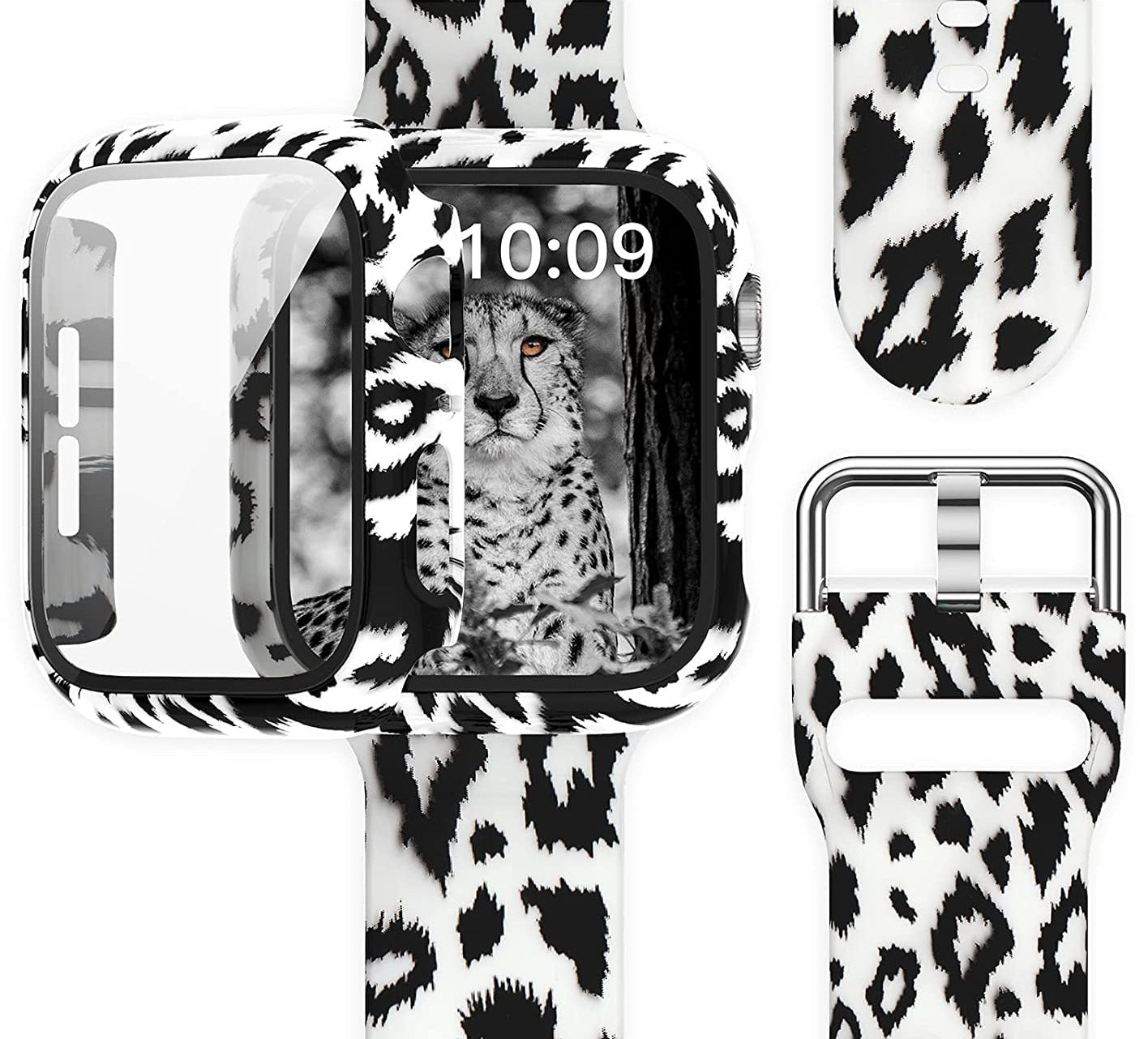 Apple Watch Silikon Armband + Displayschutz