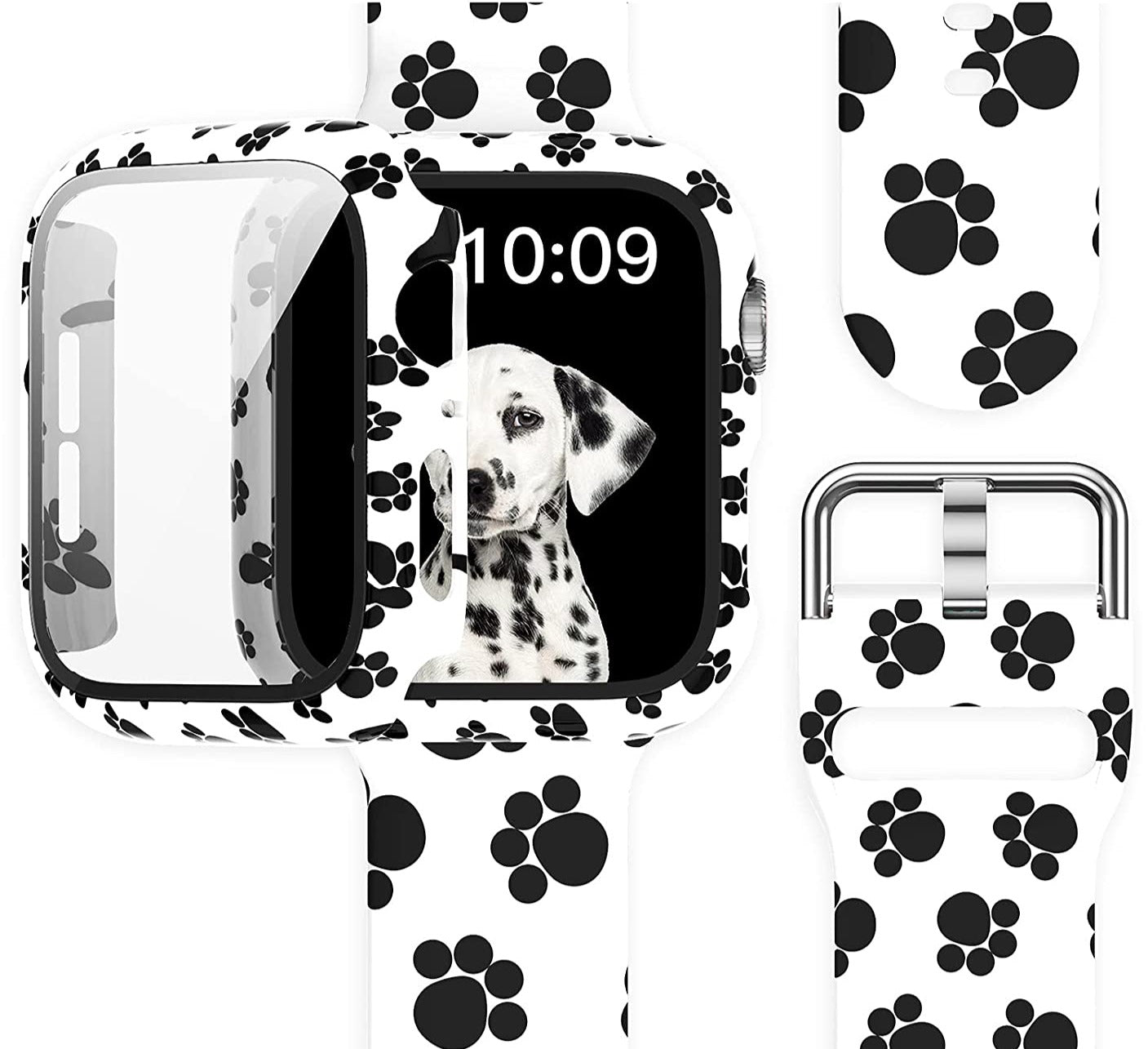 Apple Watch Silikon Armband + Displayschutz