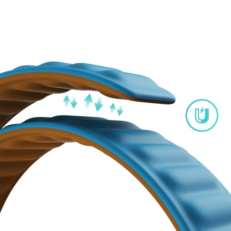 Apple Watch Silikon Link strap mit magnetischer Schleife