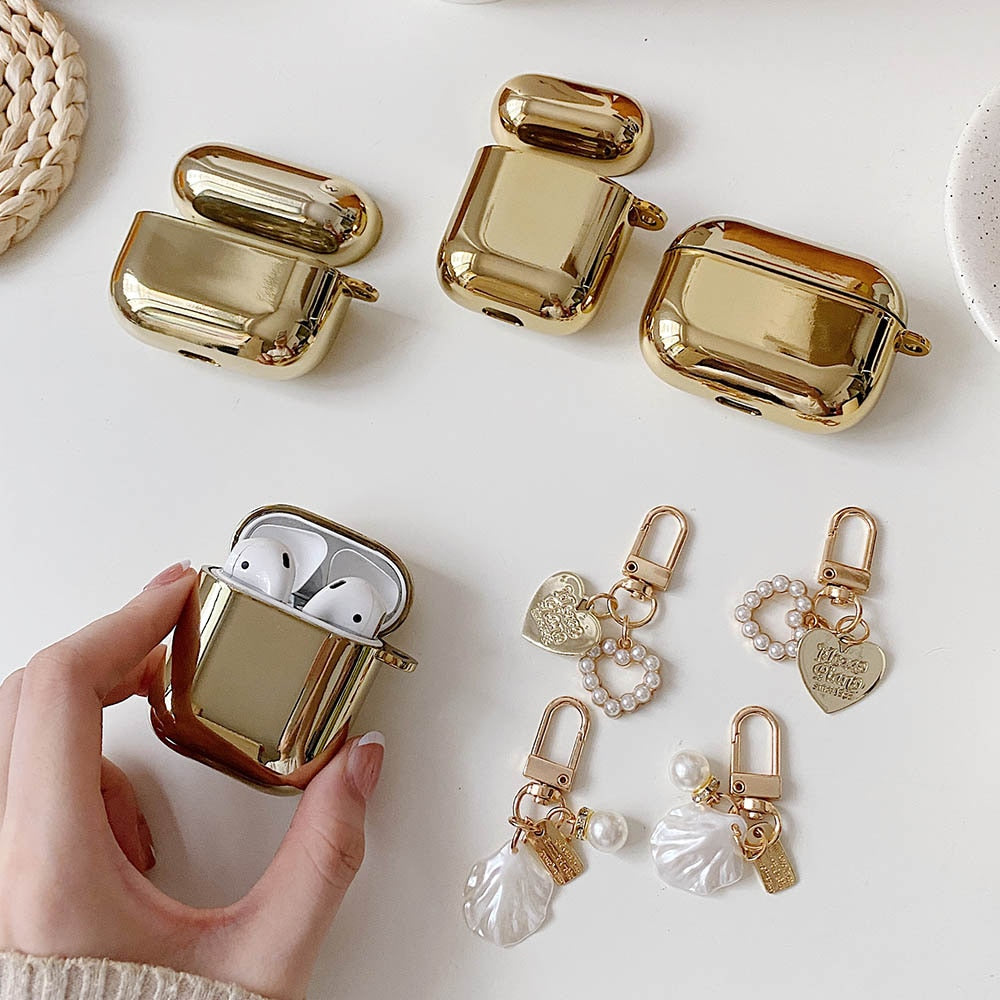 AirPods Case in galvanisiertem Gold