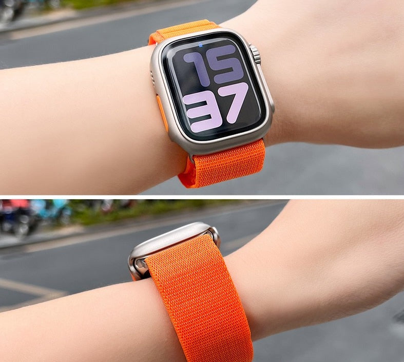 Nylon Strap für Apple Watch - Stilvoller Komfort 38-40-41 mm