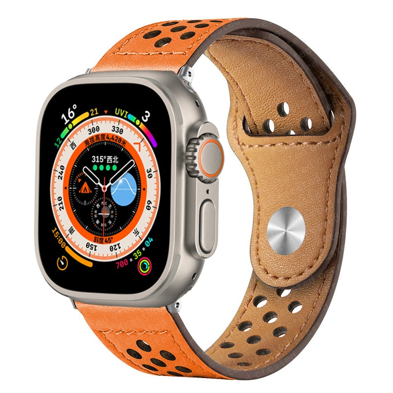 Lederarmband für Apple Watch - Verleihe Deiner Uhr einen Hauch von Eleganz