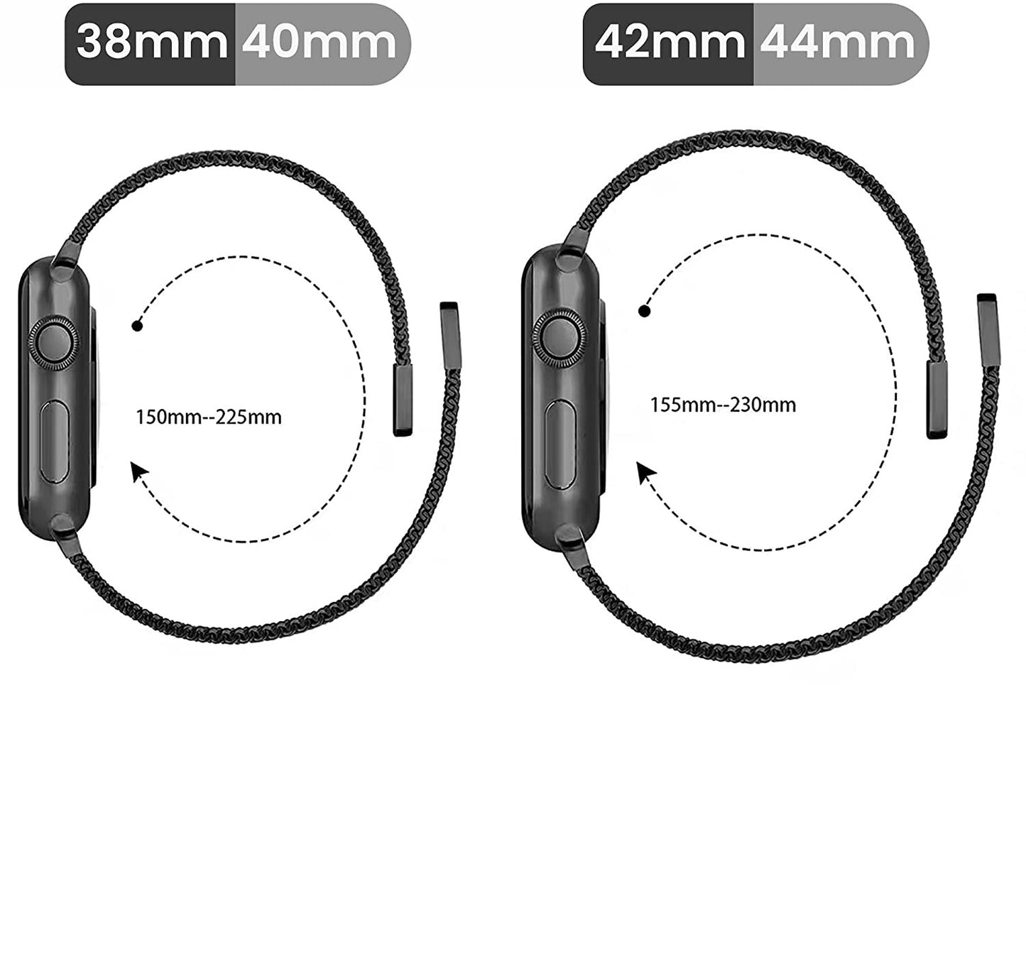 Apple Watch Milanese Edelstahl Armband