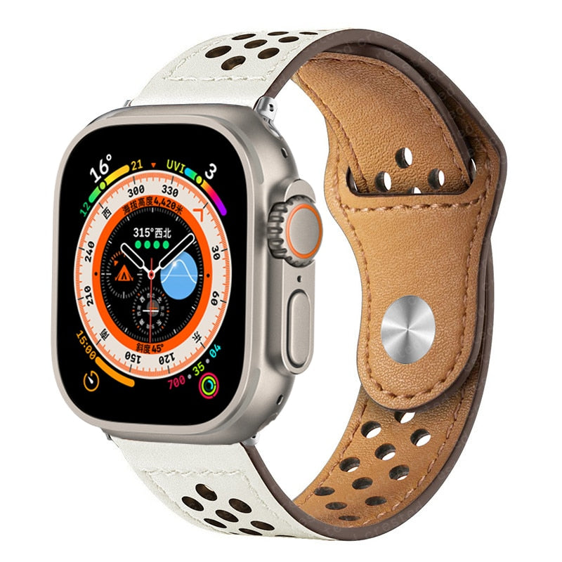 Lederarmband für Apple Watch - Verleihe Deiner Uhr einen Hauch von Eleganz
