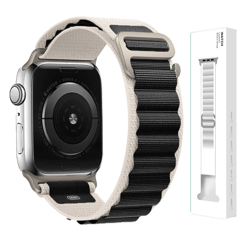Nylon Strap für Apple Watch - Stilvoller Komfort 38-40-41 mm
