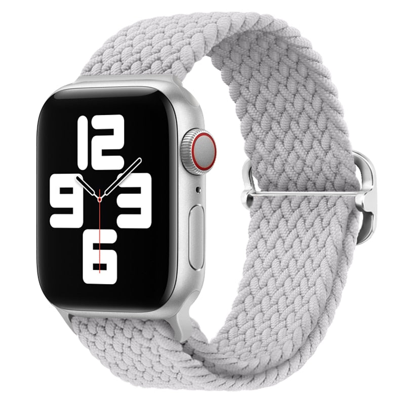 Apple Watch Stilvolles Nylon geflochtenes Schleifenband