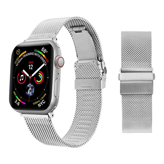 Apple Watch Edelstahl Armband im Meshstil