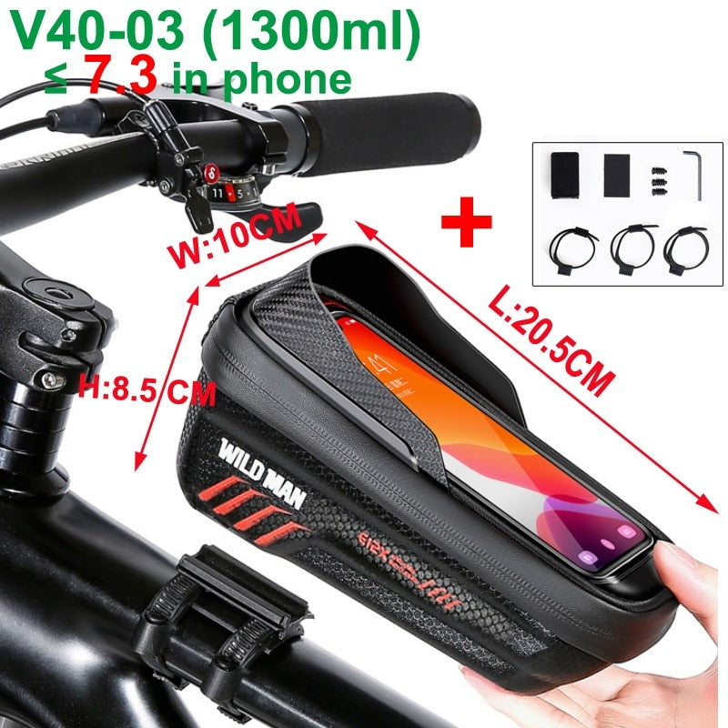 Regendichte Fahrradtasche - Halte Dein Handy sicher und trocken