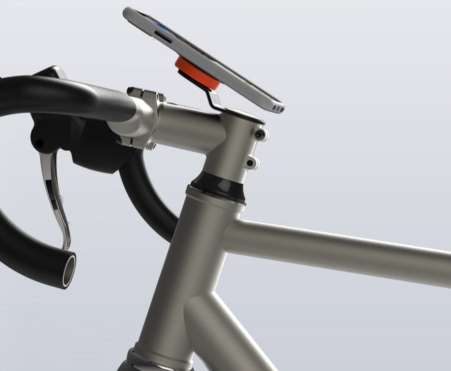 Fahrrad Handy Halter - Universelle Aluminium Klemme für MTB, Rennrad und mehr