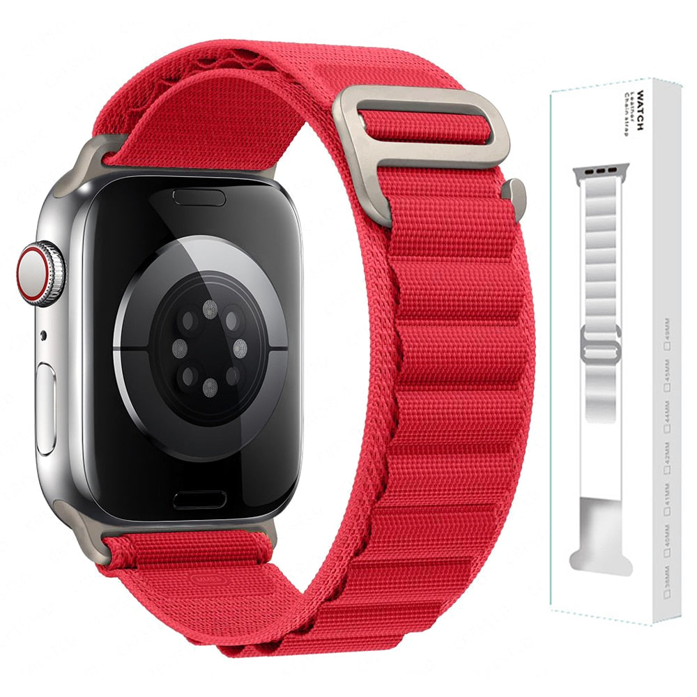 Nylon Strap für Apple Watch - Stilvoller Komfort 38-40-41 mm
