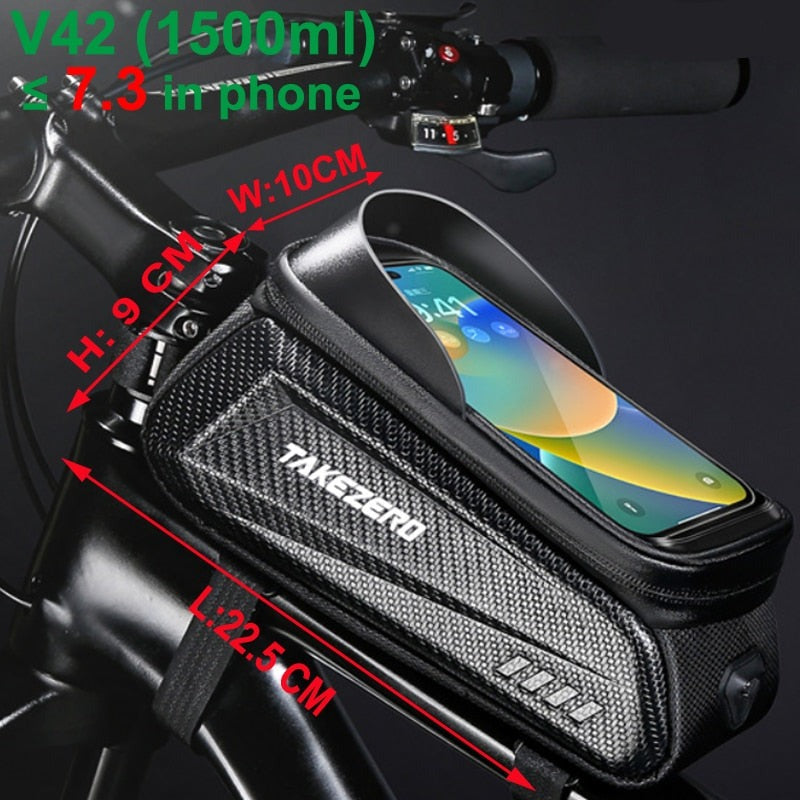 Regendichte Fahrradtasche - Halte Dein Handy sicher und trocken