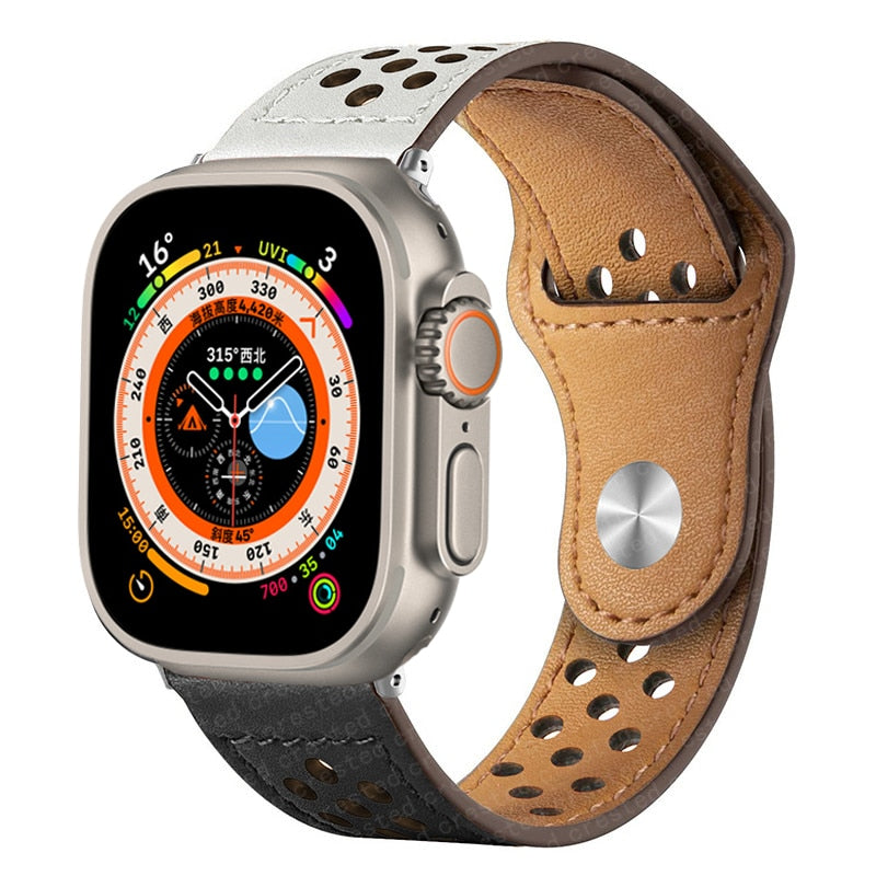 Lederarmband für Apple Watch - Verleihe Deiner Uhr einen Hauch von Eleganz