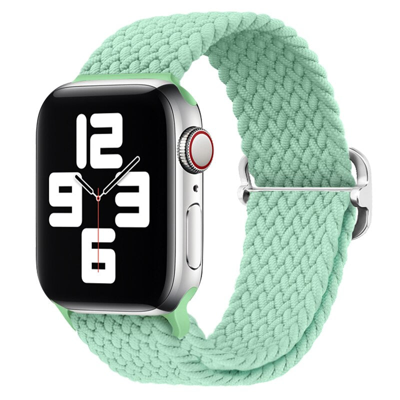 Apple Watch Stilvolles Nylon geflochtenes Schleifenband