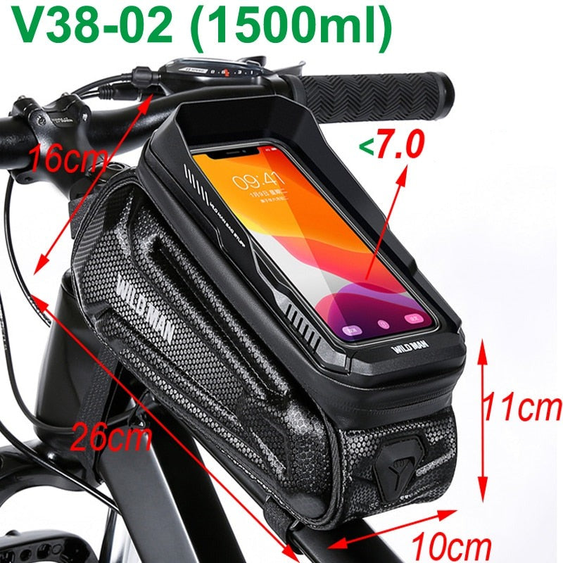 Regendichte Fahrradtasche - Halte Dein Handy sicher und trocken