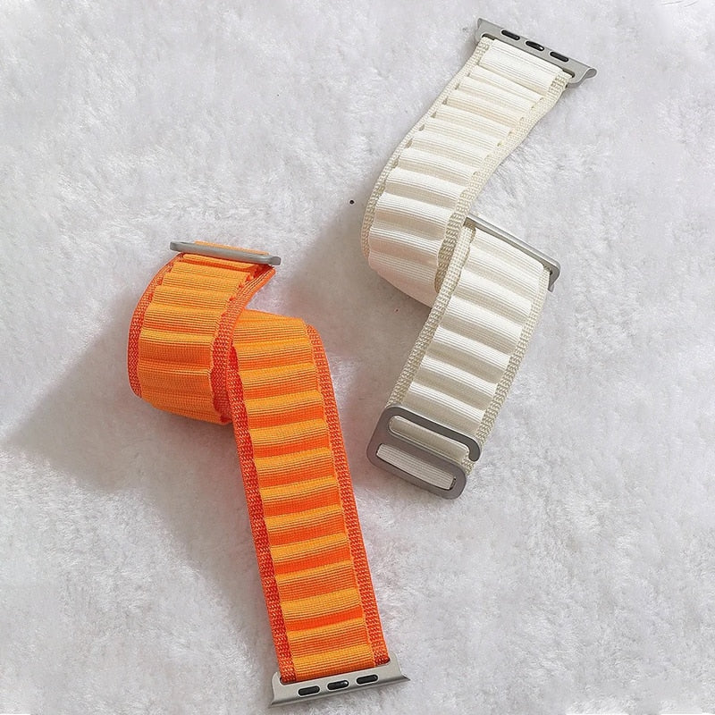 Nylon Strap für Apple Watch - Stilvoller Komfort 38-40-41 mm