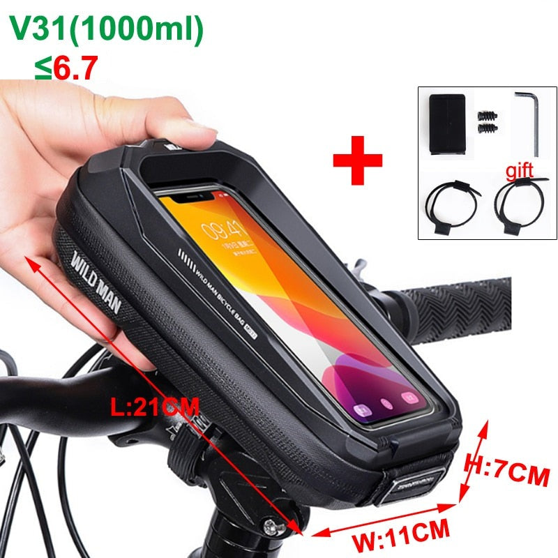 Regendichte Fahrradtasche - Halte Dein Handy sicher und trocken