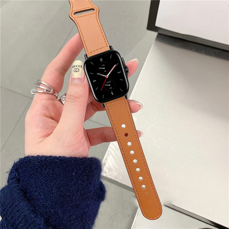 Apple Watch Lederband - Stilvoll und komfortabel für jedes Handgelenk