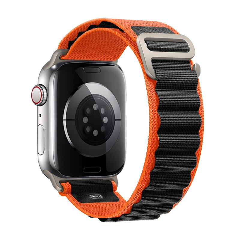 Nylon Strap für Apple Watch - Stilvoller Komfort 42-44-45-49 mm