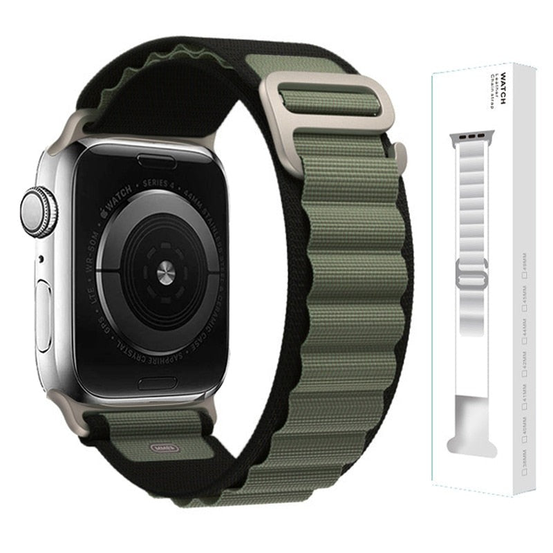 Nylon Strap für Apple Watch - Stilvoller Komfort 38-40-41 mm