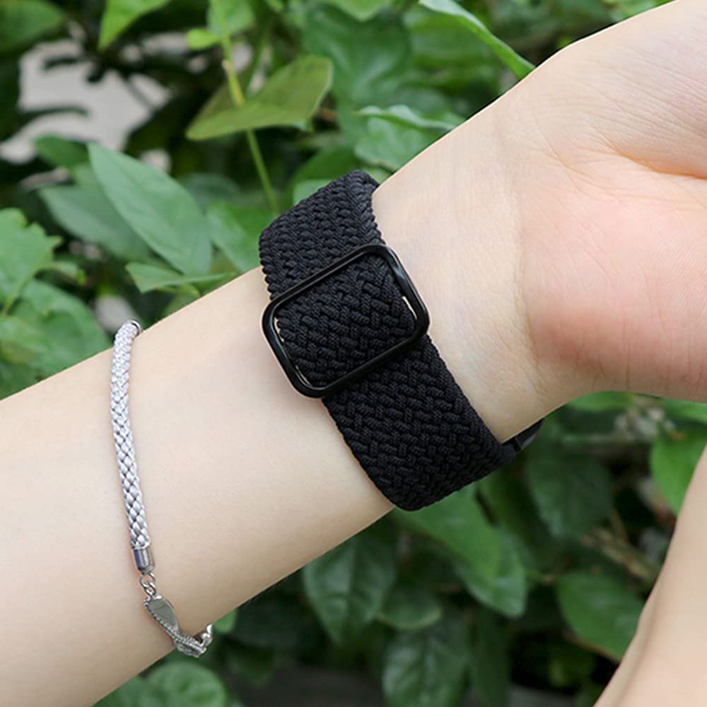 Apple Watch Stilvolles Nylon geflochtenes Schleifenband