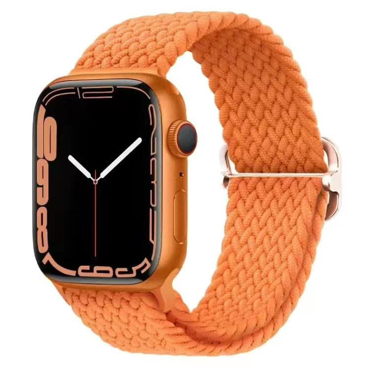 Apple Watch Stilvolles Nylon geflochtenes Schleifenband