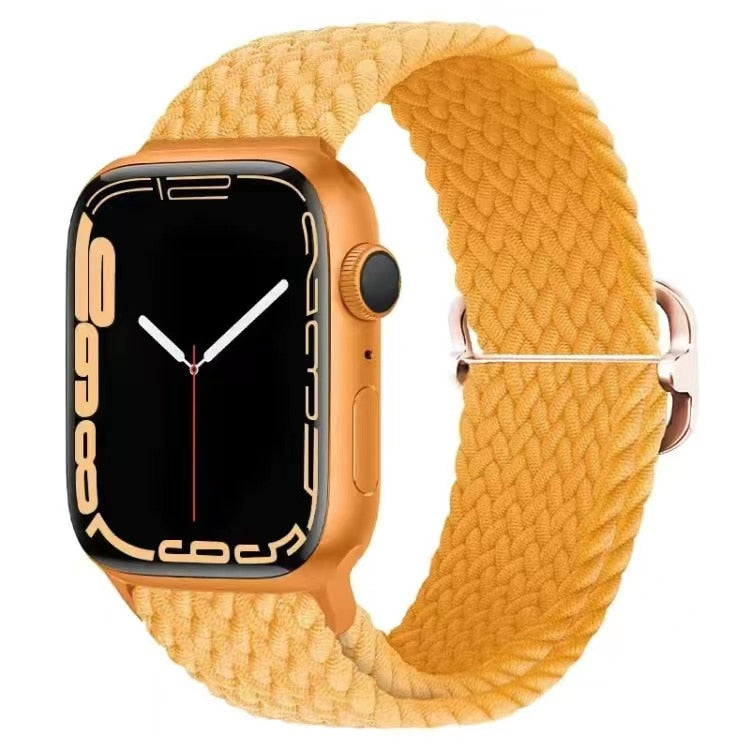 Apple Watch Stilvolles Nylon geflochtenes Schleifenband