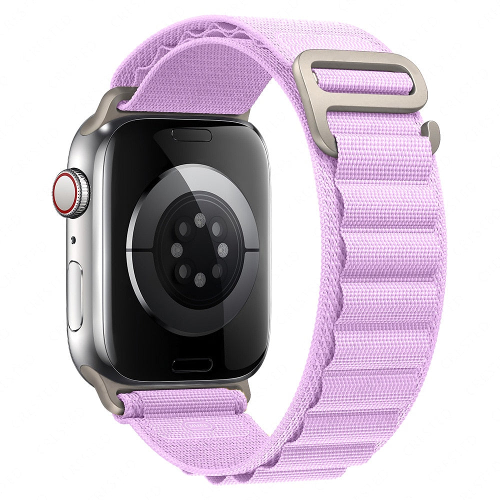 Nylon Strap für Apple Watch - Stilvoller Komfort 42-44-45-49 mm